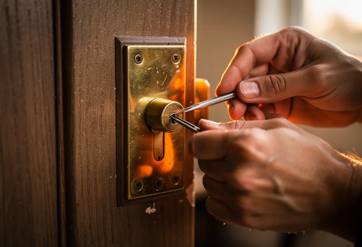 Ouverture de porte