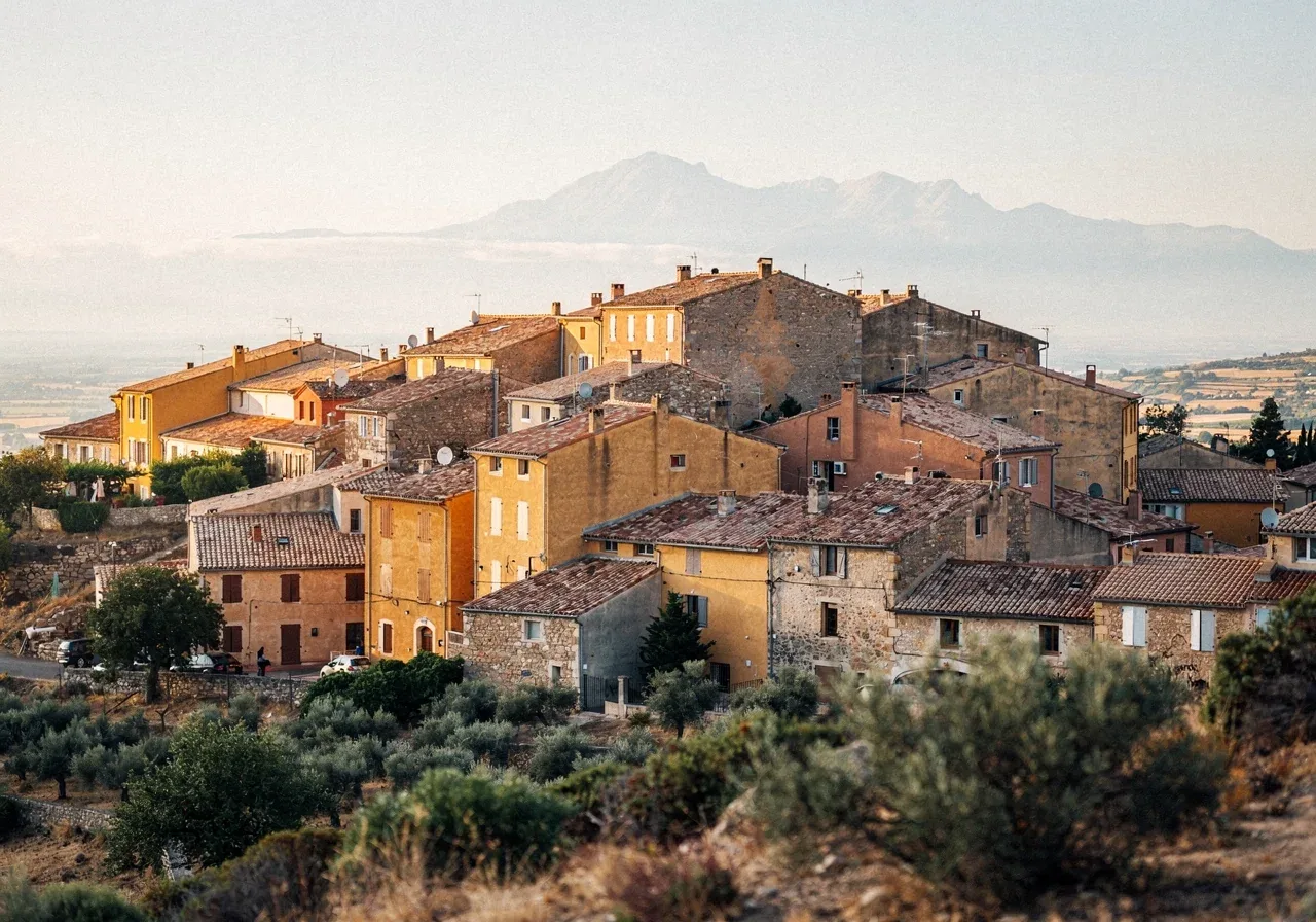 Vue de Canohès et de ses environs